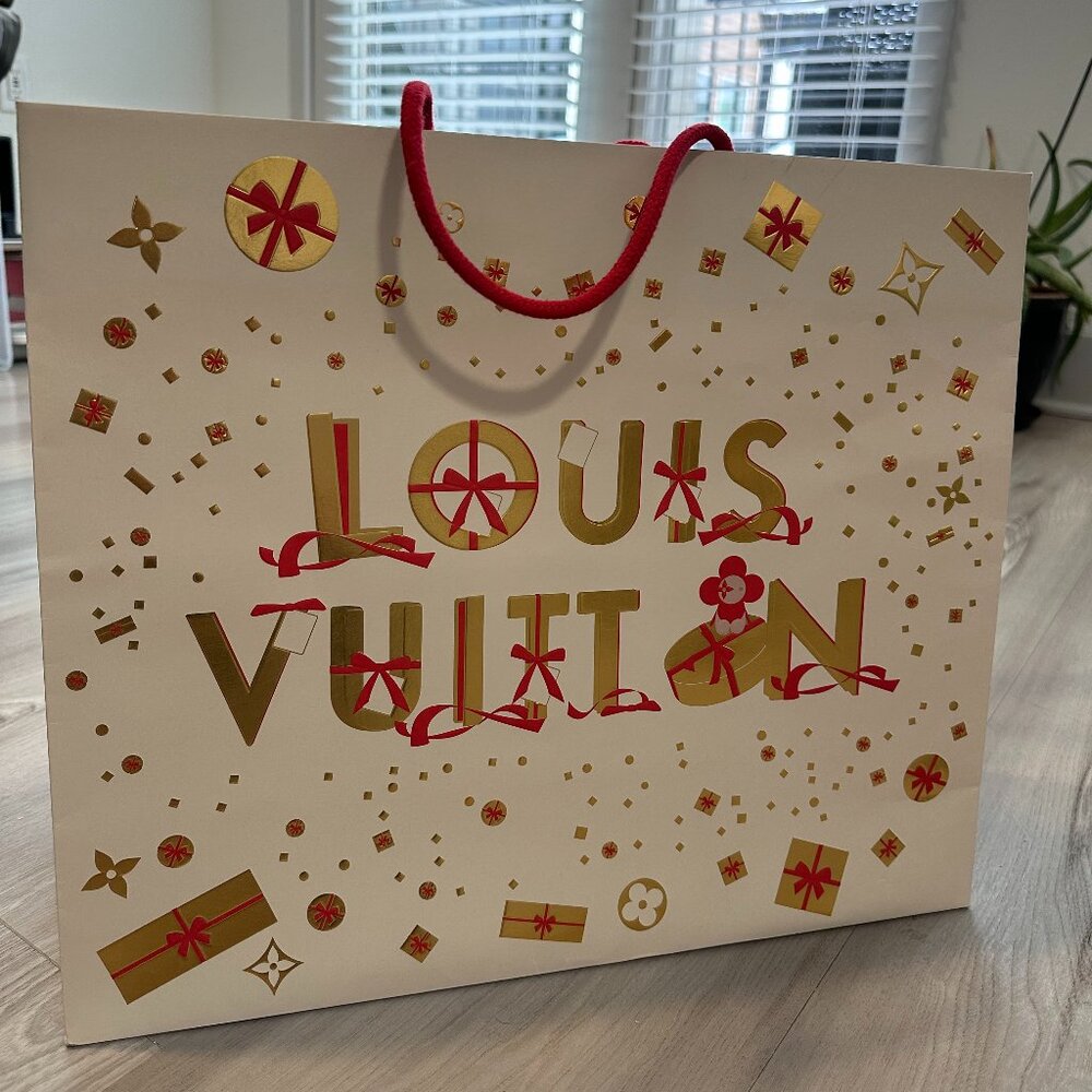 Louis Vuitton holiday shopping bag